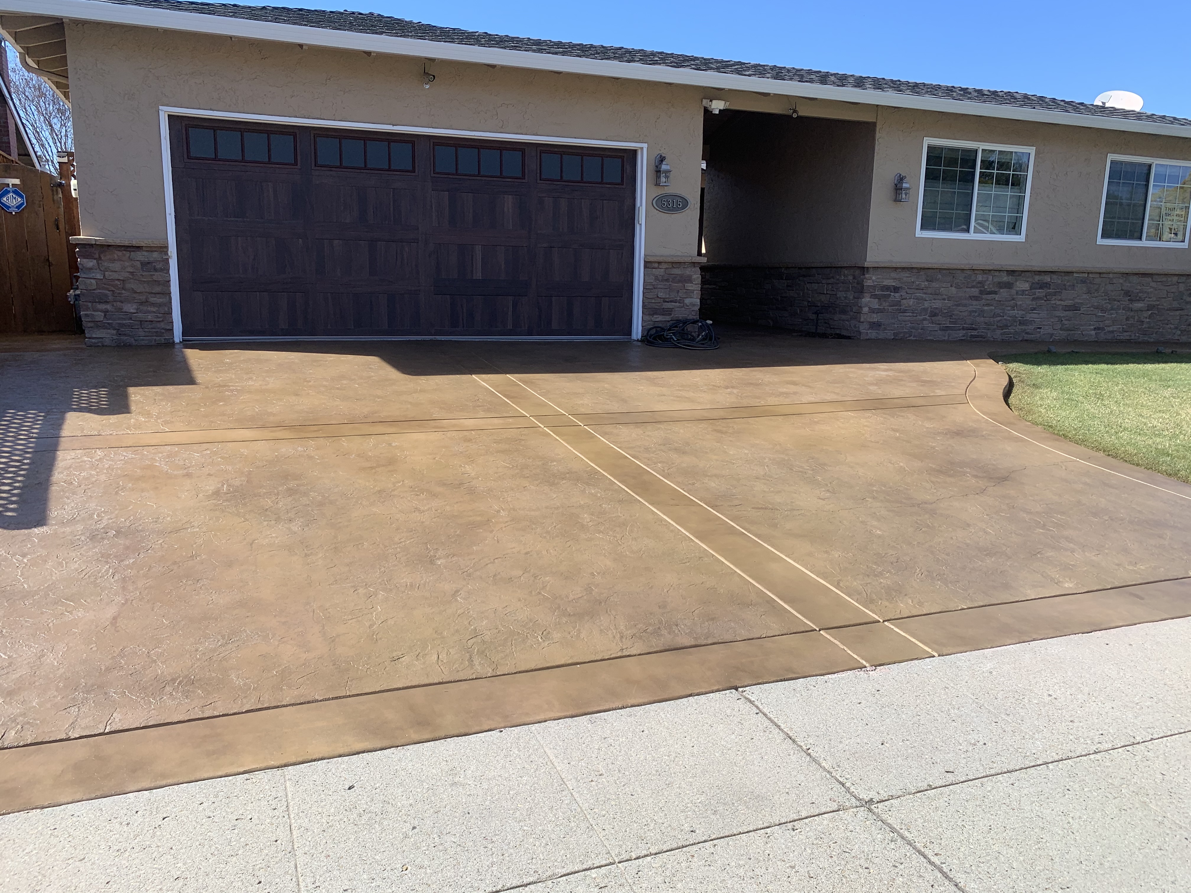A Concrete Driveway